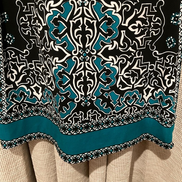 White House Black Market Printed Sheath Dress, Size X-Small - Picture 4 of 10